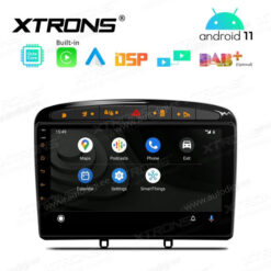 Peugeot Android 12 андроид радио XTRONS PEP92408P Android Auto интерфейс