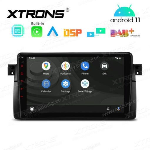 BMW Android 12 андроид радио XTRONS PEP9246B Android Auto интерфейс