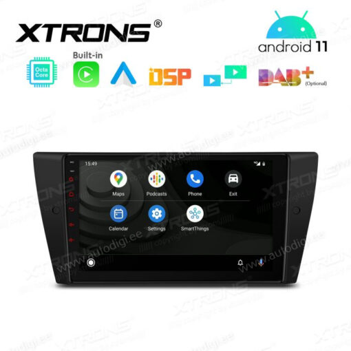 BMW Android 12 андроид радио XTRONS PEP9290B Android Auto интерфейс