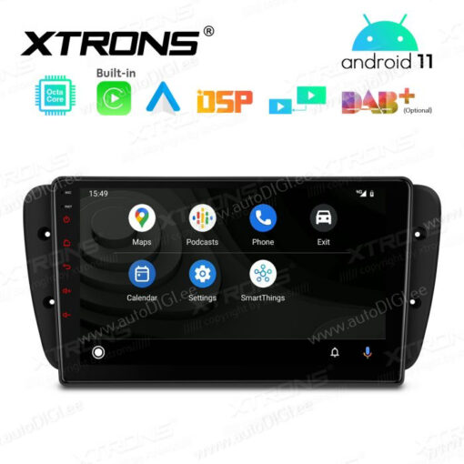 Seat Android 12 autoradio XTRONS PEP92IBS Android Auto näkymä
