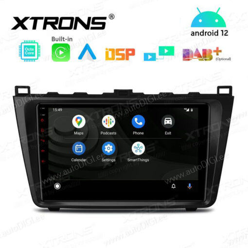 Mazda Android 12 андроид радио XTRONS PEP92M6M Android Auto интерфейс