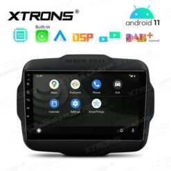 Jeep Android 12 андроид радио XTRONS PEP92RGJ Android Auto интерфейс