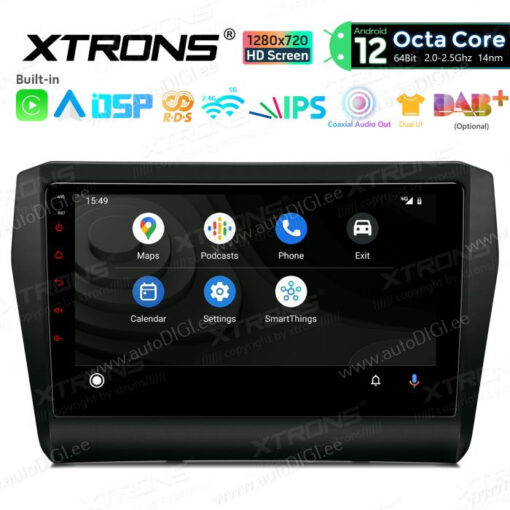 Suzuki Android 12 autoraadio XTRONS PEP92SWS Android Auto vaade