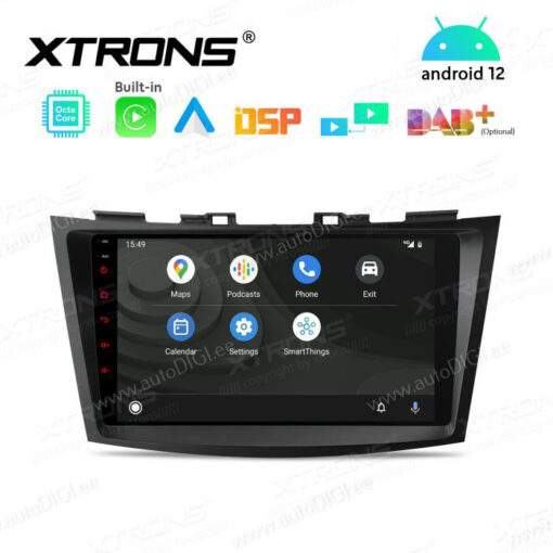 Suzuki Android 12 autoraadio XTRONS PEP92SZK Android Auto vaade