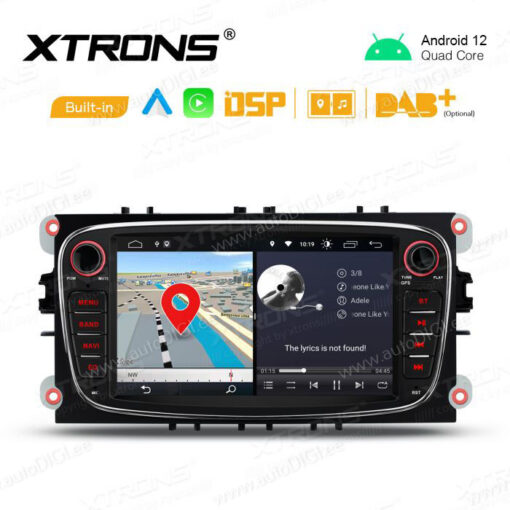 Ford Android 12 андроид радио XTRONS PSF72FSFA_B Android Auto интерфейс