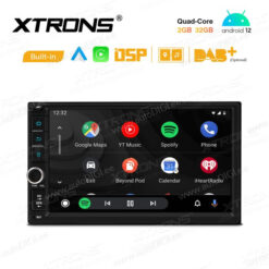 2 DIN Android 12 autoradio XTRONS TSF721A Android Auto näkymä