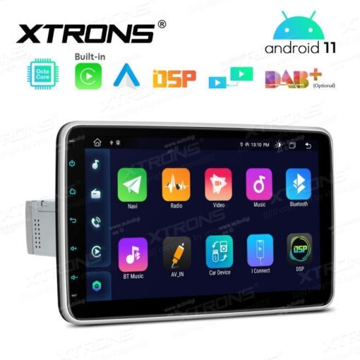 1 DIN Android 12 car radio XTRONS DE123L PIP picture in picture