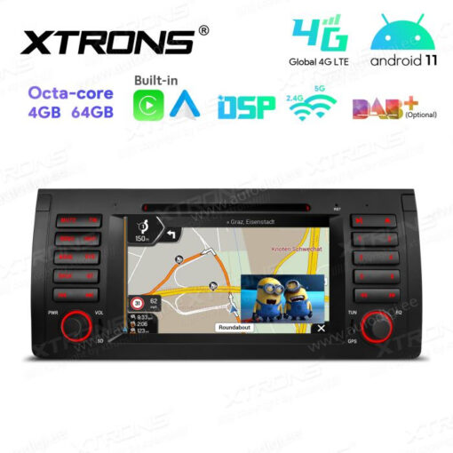 BMW Android 12 car radio XTRONS IA7253B PIP picture in picture