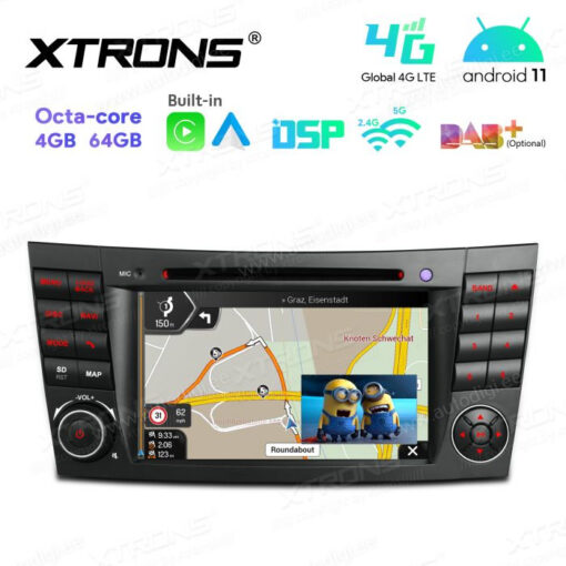 Mercedes-Benz Android 12 андроид радио XTRONS IA72M211 Картинка в картинке