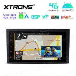 Audi Android 12 андроид радио XTRONS IA82A4AL Картинка в картинке