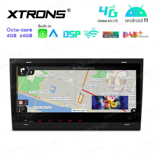 Audi Android 12 андроид радио XTRONS IA82AA4LH Картинка в картинке
