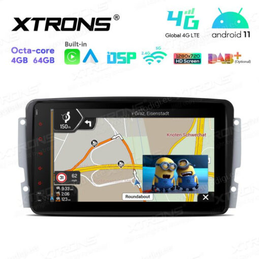 Mercedes-Benz Android 12 autoraadio XTRONS IA82M203L pilt pildis vaade