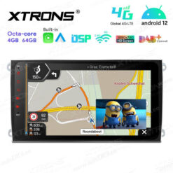 Porsche Android 12 car radio XTRONS IA92CYPL PIP picture in picture