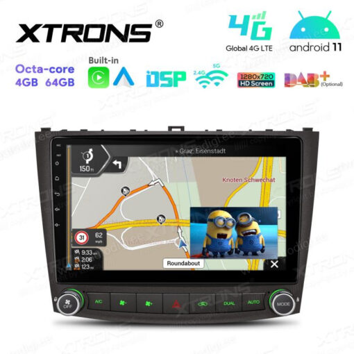 Lexus Android 12 андроид радио XTRONS IAP12ISL Картинка в картинке