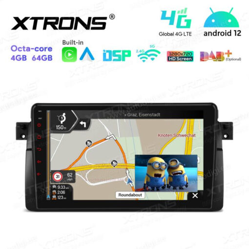 BMW Android 12 car radio XTRONS IAP9246B PIP picture in picture