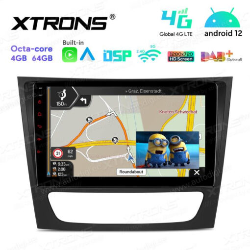 Mercedes-Benz Android 12 car radio XTRONS IAP92M211 PIP picture in picture