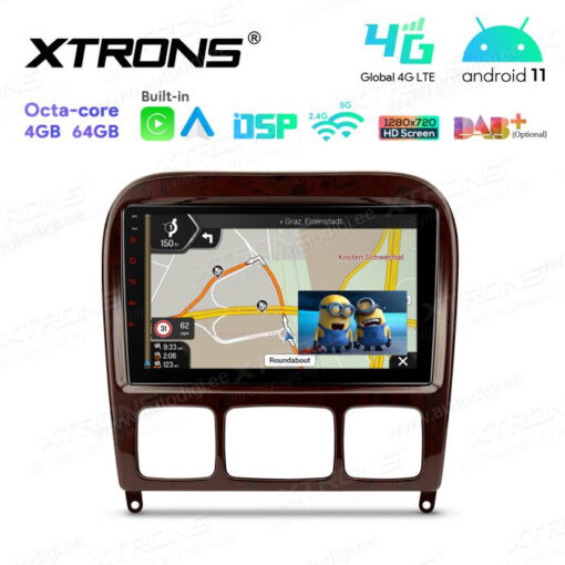Mercedes-Benz Android 12 car radio XTRONS IAP92M220 PIP picture in picture