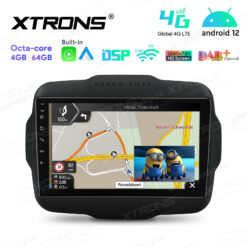 Jeep Android 12 autoraadio XTRONS IAP92RGJ pilt pildis vaade