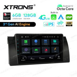 BMW Android 12 андроид радио XTRONS IQP9253B Картинка в картинке