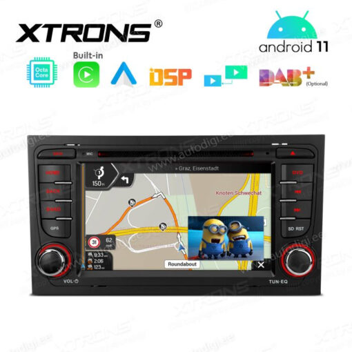 Audi Android 11 андроид радио XTRONS PE71AA4 Картинка в картинке