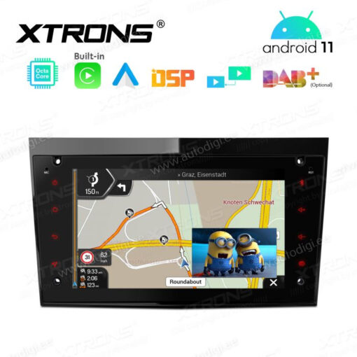 Opel Android 11 car radio XTRONS PE71VXL PIP picture in picture