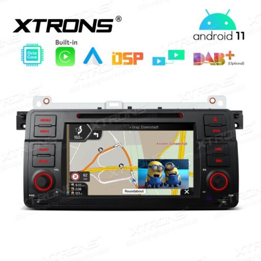 BMW Android 12 car radio XTRONS PE7246B PIP picture in picture