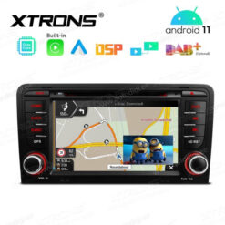 Audi Android 12 андроид радио XTRONS PE72AA3 Картинка в картинке