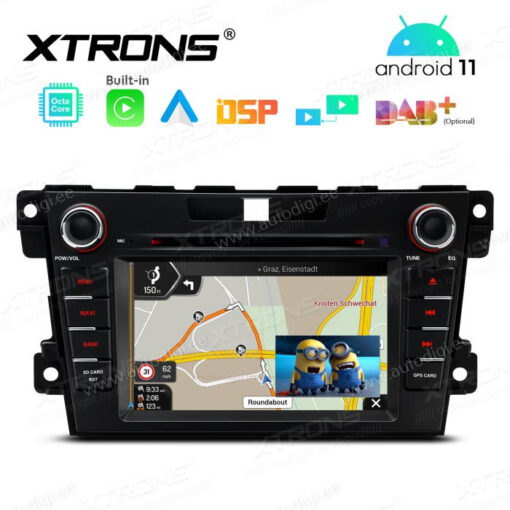 Mazda Android 12 car radio XTRONS PE72CX7M PIP picture in picture