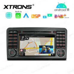Mercedes-Benz Android 12 car radio XTRONS PE72M164 PIP picture in picture