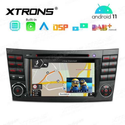 Mercedes-Benz Android 12 андроид радио XTRONS PE72M211 Картинка в картинке