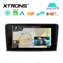 Audi Android 11 андроид радио XTRONS PE81A3AL Картинка в картинке