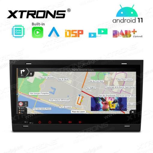 Audi Android 11 autoraadio XTRONS PE81AA4LH pilt pildis vaade