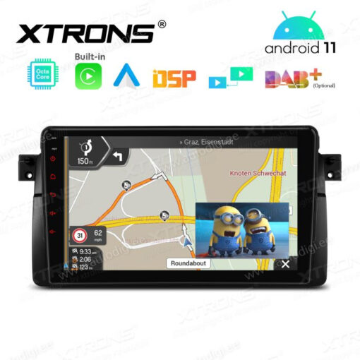 BMW Android 12 андроид радио XTRONS PEP9246B Картинка в картинке