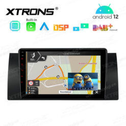BMW Android 12 car radio XTRONS PEP9253B PIP picture in picture