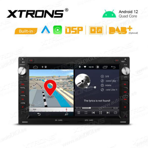 Volkswagen Android 12 autoraadio XTRONS PSF72MTWA pilt pildis vaade
