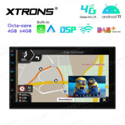 2 DIN Android 12 андроид радио XTRONS TIA723L Картинка в картинке