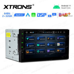 2 DIN Android 11 autoraadio XTRONS TN711L pilt pildis vaade