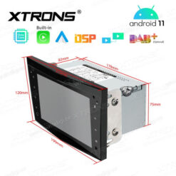 Opel Android 11 car radio XTRONS PE71VXL size