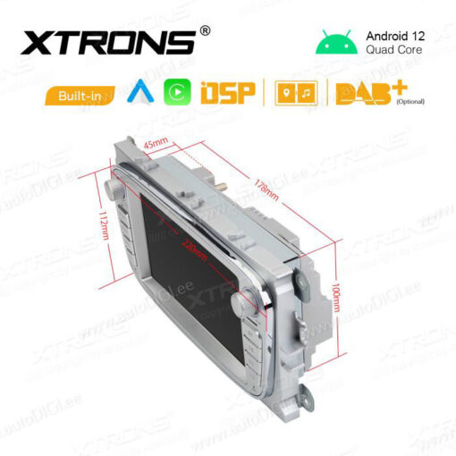 Ford Android 12 car radio XTRONS PSF72FSFA_S size