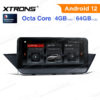 BMW Android 12 autoradio XTRONS QSB12X1CI GPS näyttösoitin käyttöliittymä
