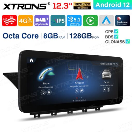 Mercedes-Benz Android 12 андроид радио XTRONS QXM2240PM12GLK40L штатная магнитола c GPS