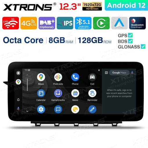 Mercedes-Benz Android 12 андроид радио XTRONS QXM2240PM12GLK40L Картинка в картинке