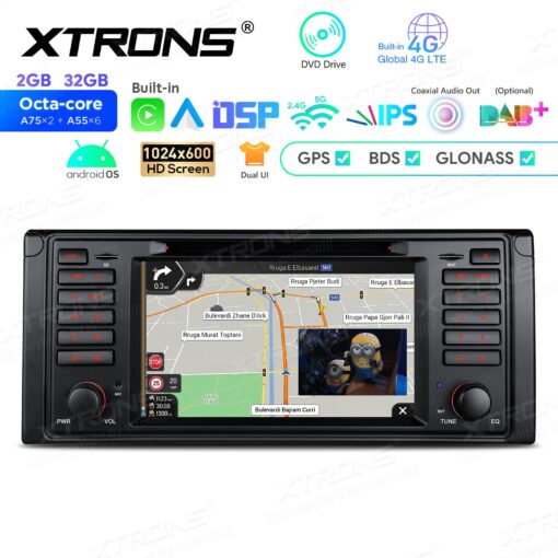 XTRONS-IE7239B-carplay-soitin