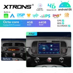 XTRONS-IA7250FLBS-андроид-мультимедиа-радио