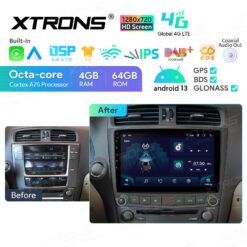 XTRONS-IAP12ISLS-андроид-мультимедиа-радио