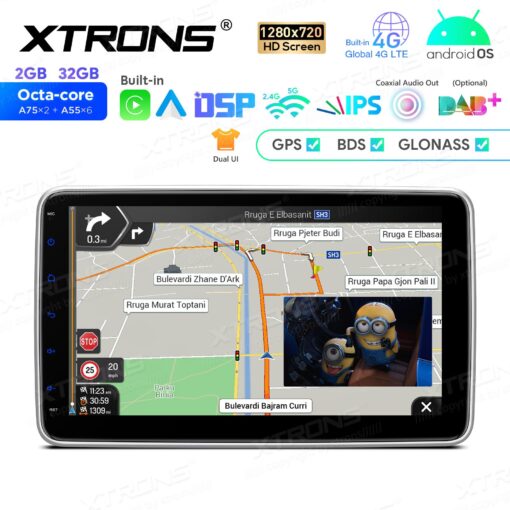 XTRONS-DIE123L-carplay-мультимедиа