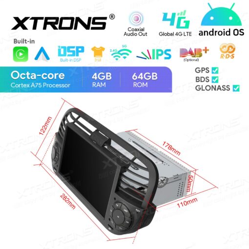 XTRONS-IA7250FLBS-GPS-мультимедиа