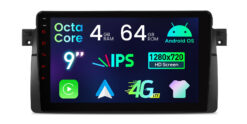 BMW 3. seeria E46 (1998-2006) Xtrons IDP9046B Android 14 autoraadio tootepilt