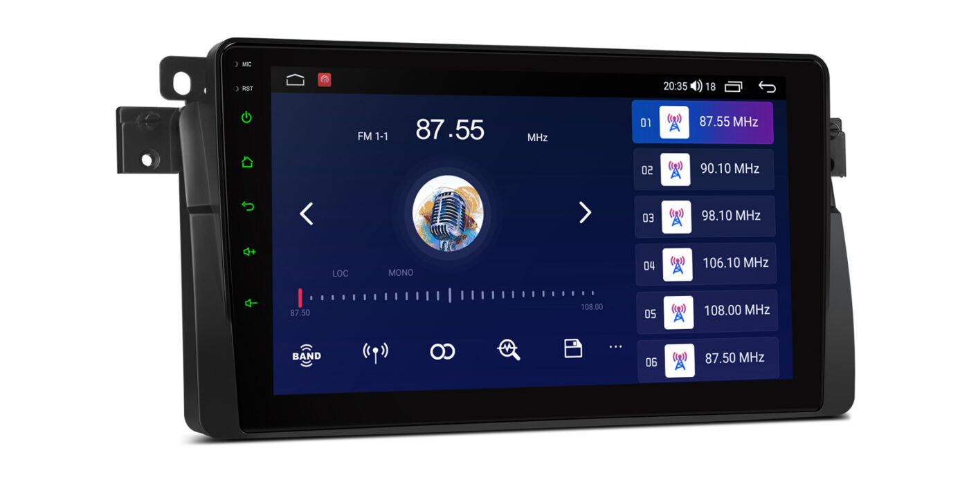 BMW 3. seeria E46 (1998-2006) | Android 14 | 4+64GB | GPS radio ja multimedia näyttösoitin - DSP-ääni ja radio