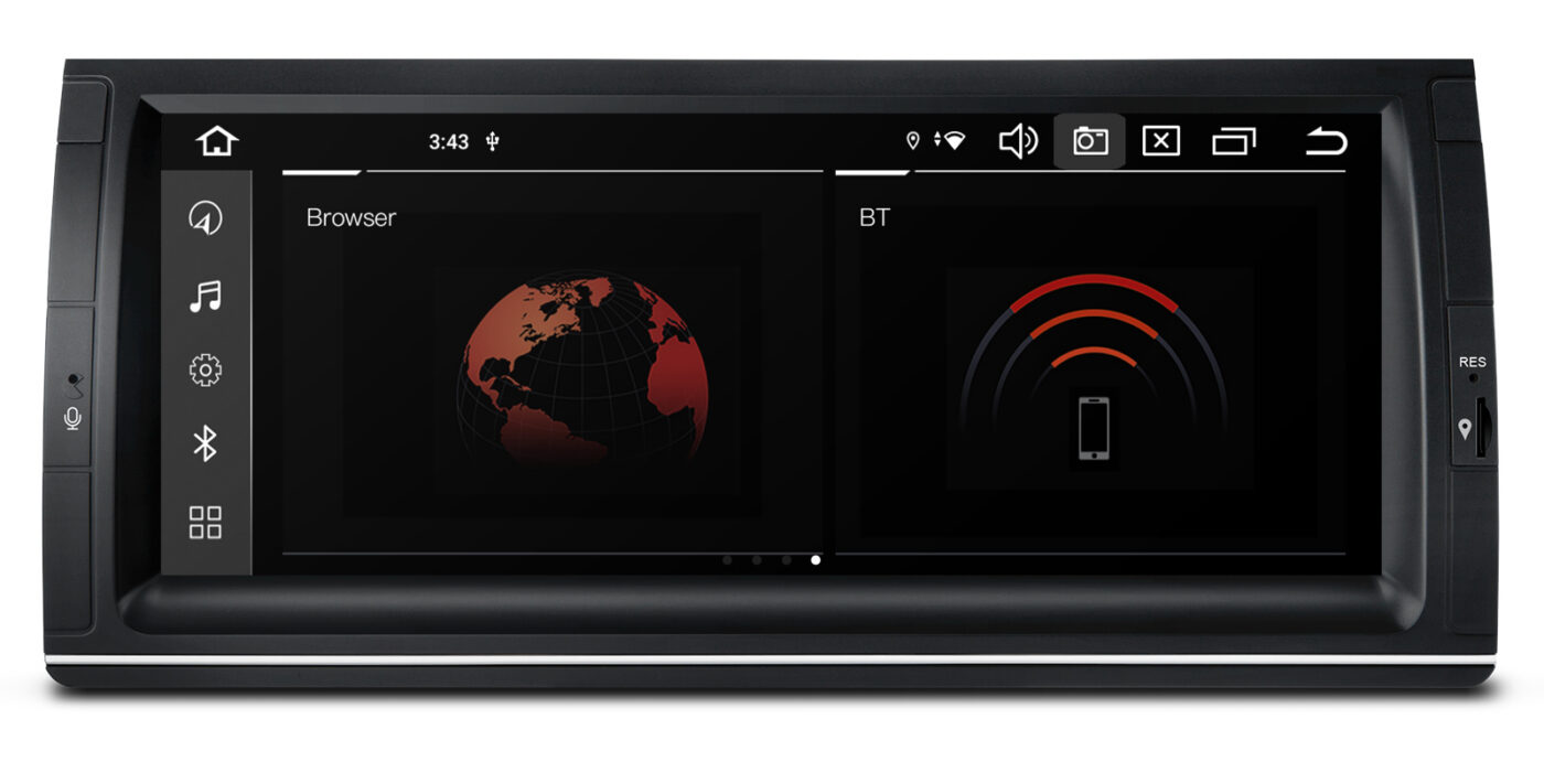 BMW X5 E53 (1999-2006) | Android 14 | 4+64GB | 4G | Gyroscope | GPS мультимедийная магнитола - Аппаратная часть 4+64GB и 9-дюймовый IPS-экран